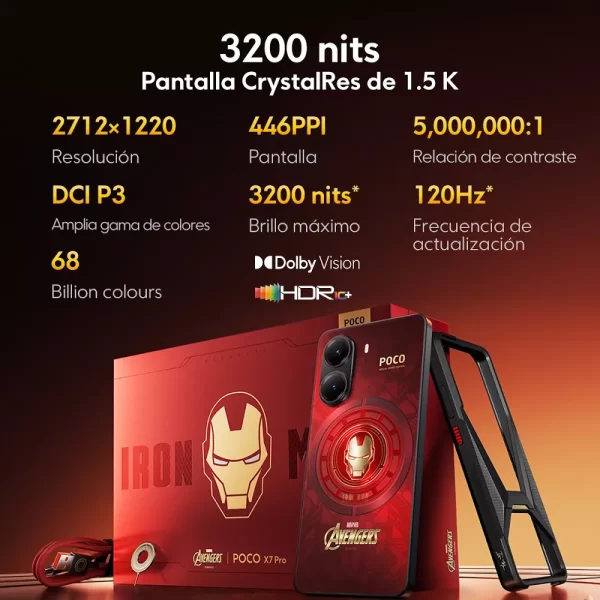 Xiaomi Poco X7 Pro 5G Iron Man | Potencia y diseño único - Image 3