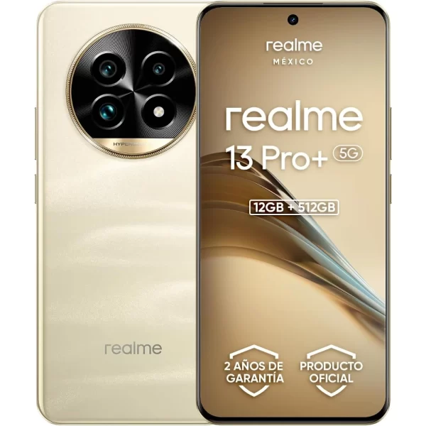 realme 13 Pro Plus Dorado | Potencia y Diseño Premium